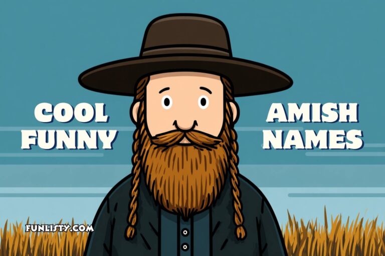 cool funny amish names