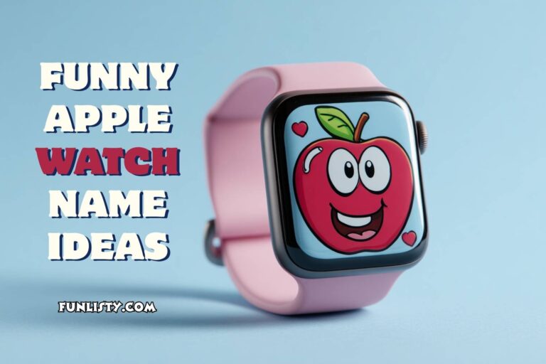 funny apple watch name ideas