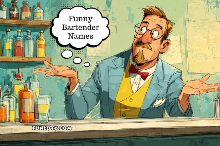 funny bartender names
