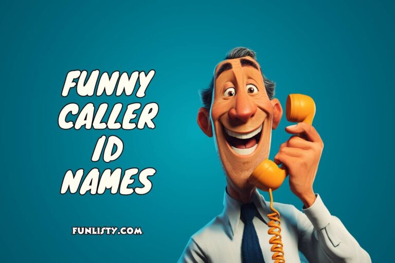 funny caller id names