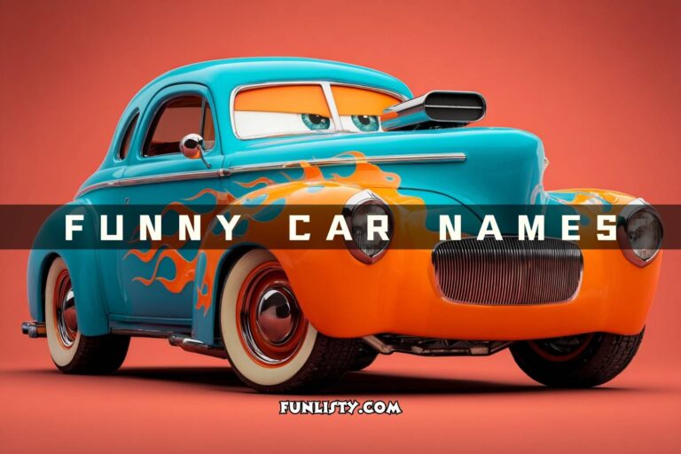 funny car names