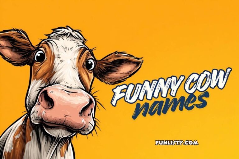funny cow names