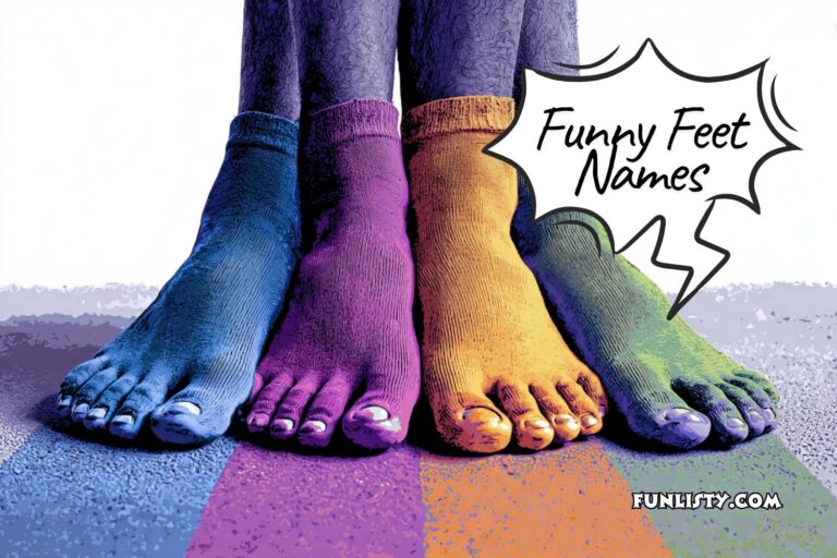 funny feet names