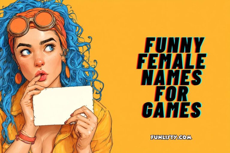 funny female names for games