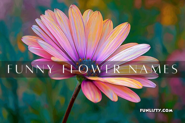 funny flower names