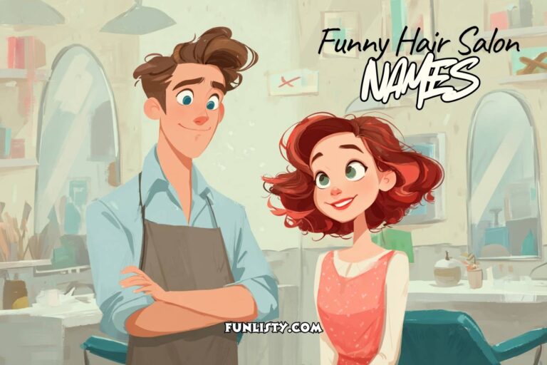 funny hair salon names