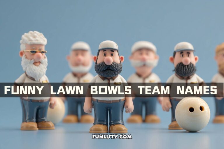 funny lawn bowls team names