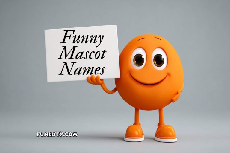 funny mascot names