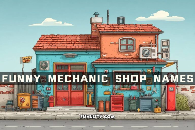funny mechanic shop names