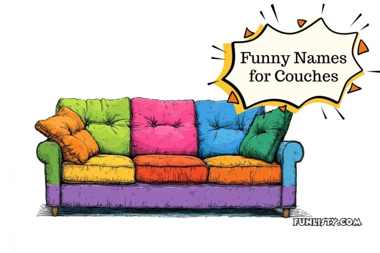 funny names for couches