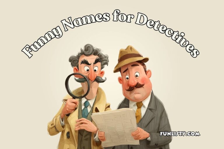 funny names for detectives