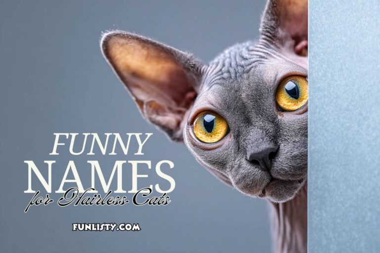 funny names for hairless cats
