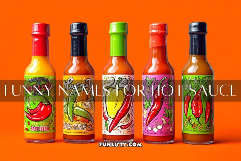 funny names for hot sauce