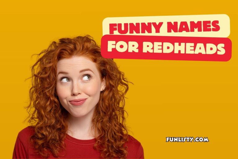 funny names for redheads
