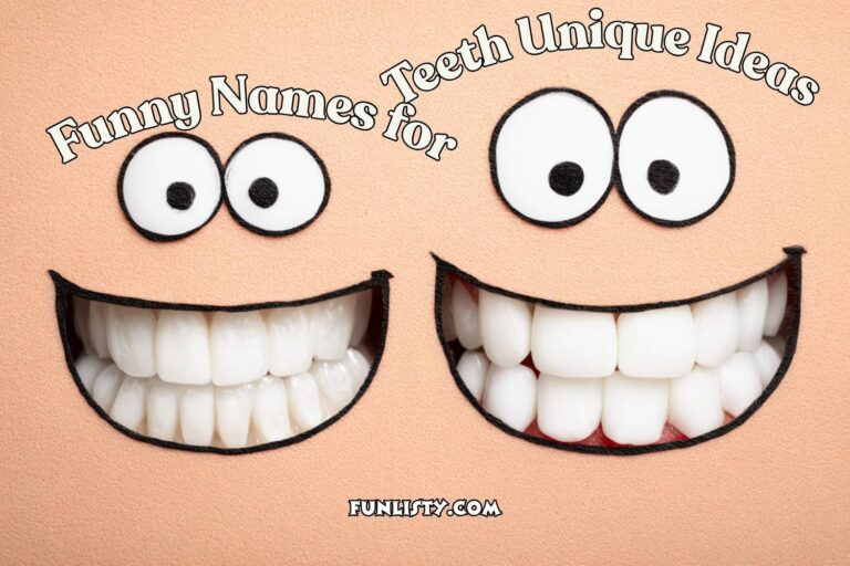 funny names for teeth unique ideas