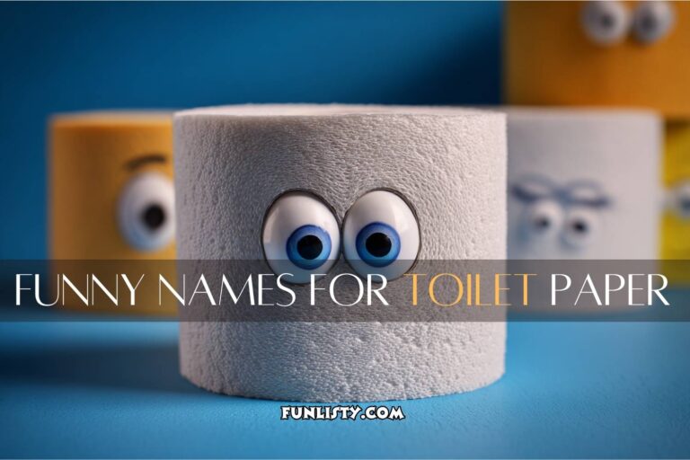 funny names for toilet paper