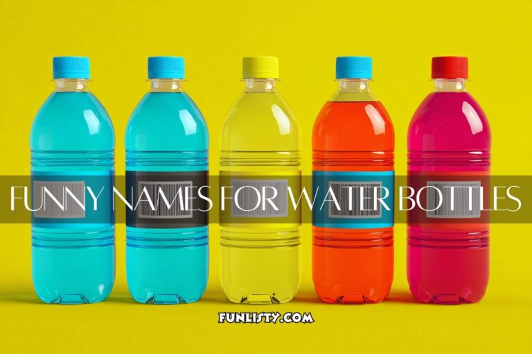 funny names for water bottles