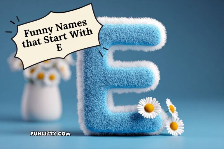 funny names that start with e