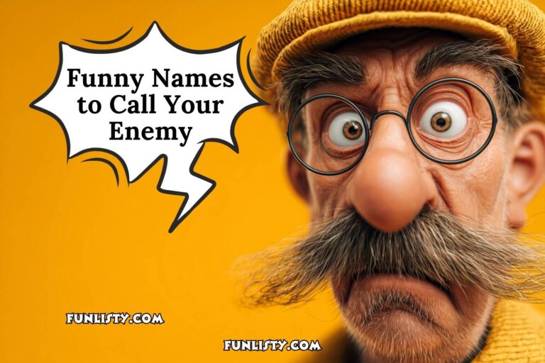 funny names to call your enemy