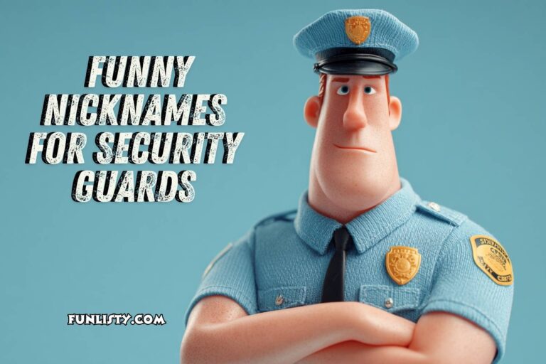 funny nicknames for security guards