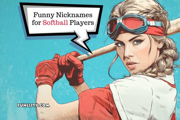 funny nicknames for softball players