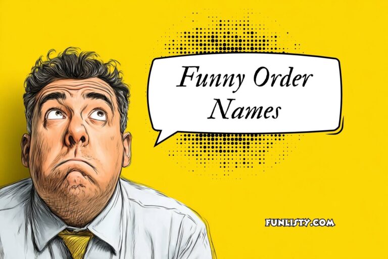 funny order names