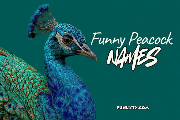 funny peacock names
