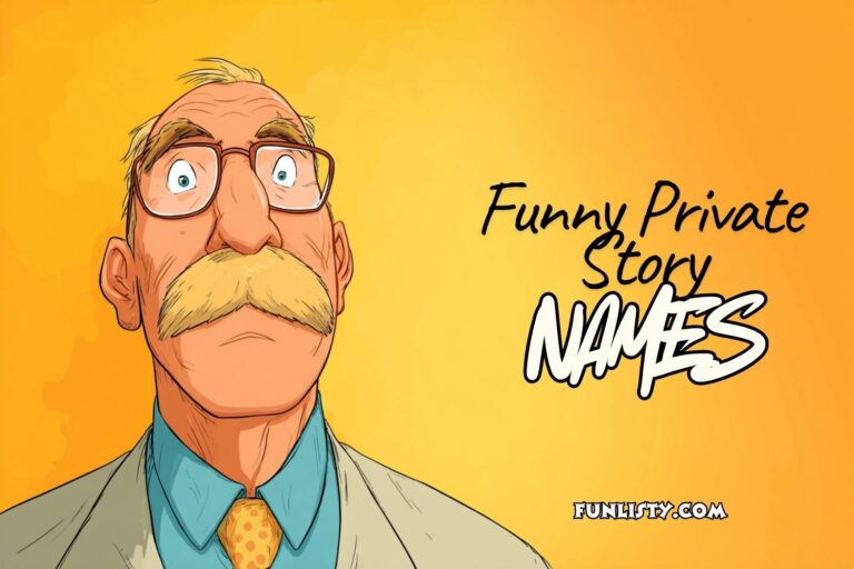 funny private story name
