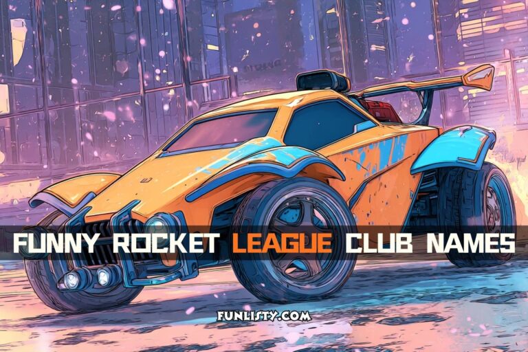 funny rocket league club names