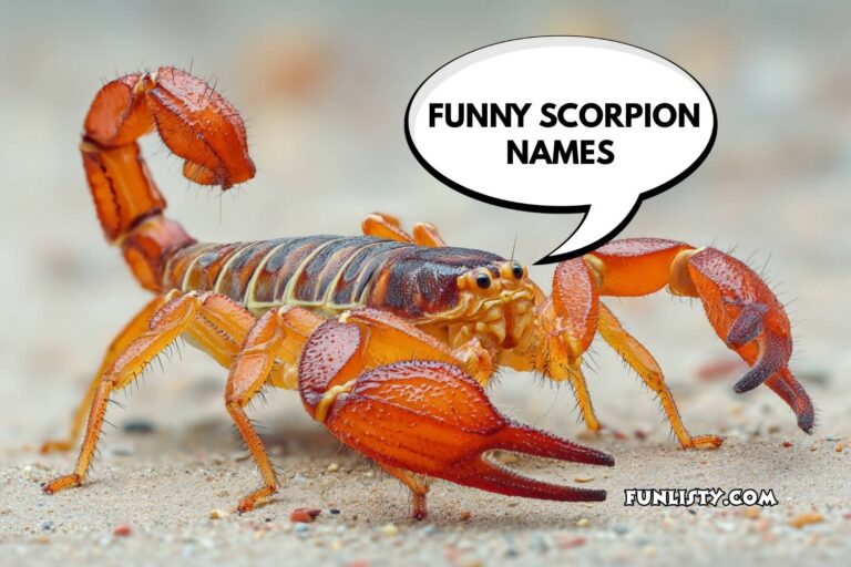 funny scorpion names