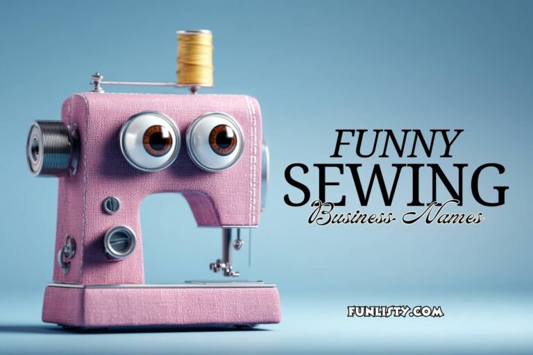 funny sewing business names