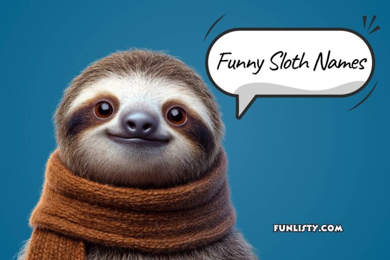 funny sloth names