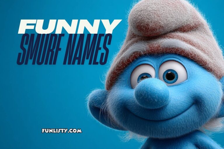 funny smurf names