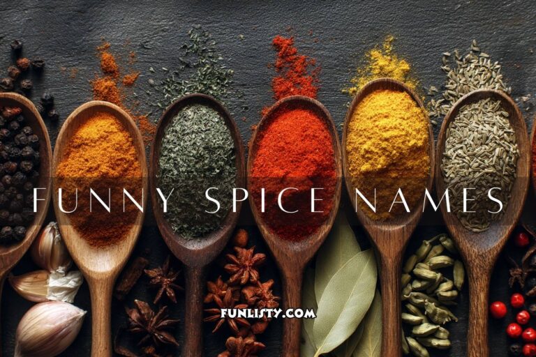 funny spice names