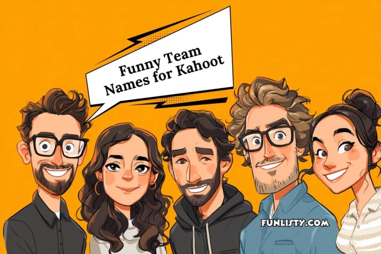 funny team names for kahoot