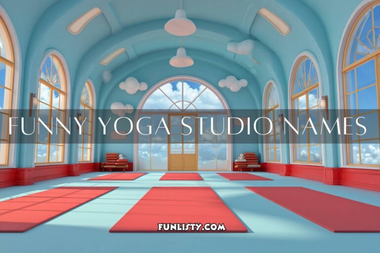 funny yoga studio names