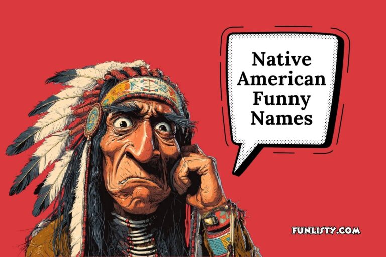 native american funny names